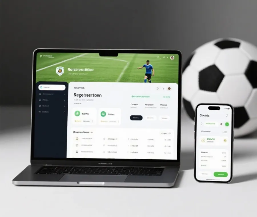 官方注册与赛事内容引导界面